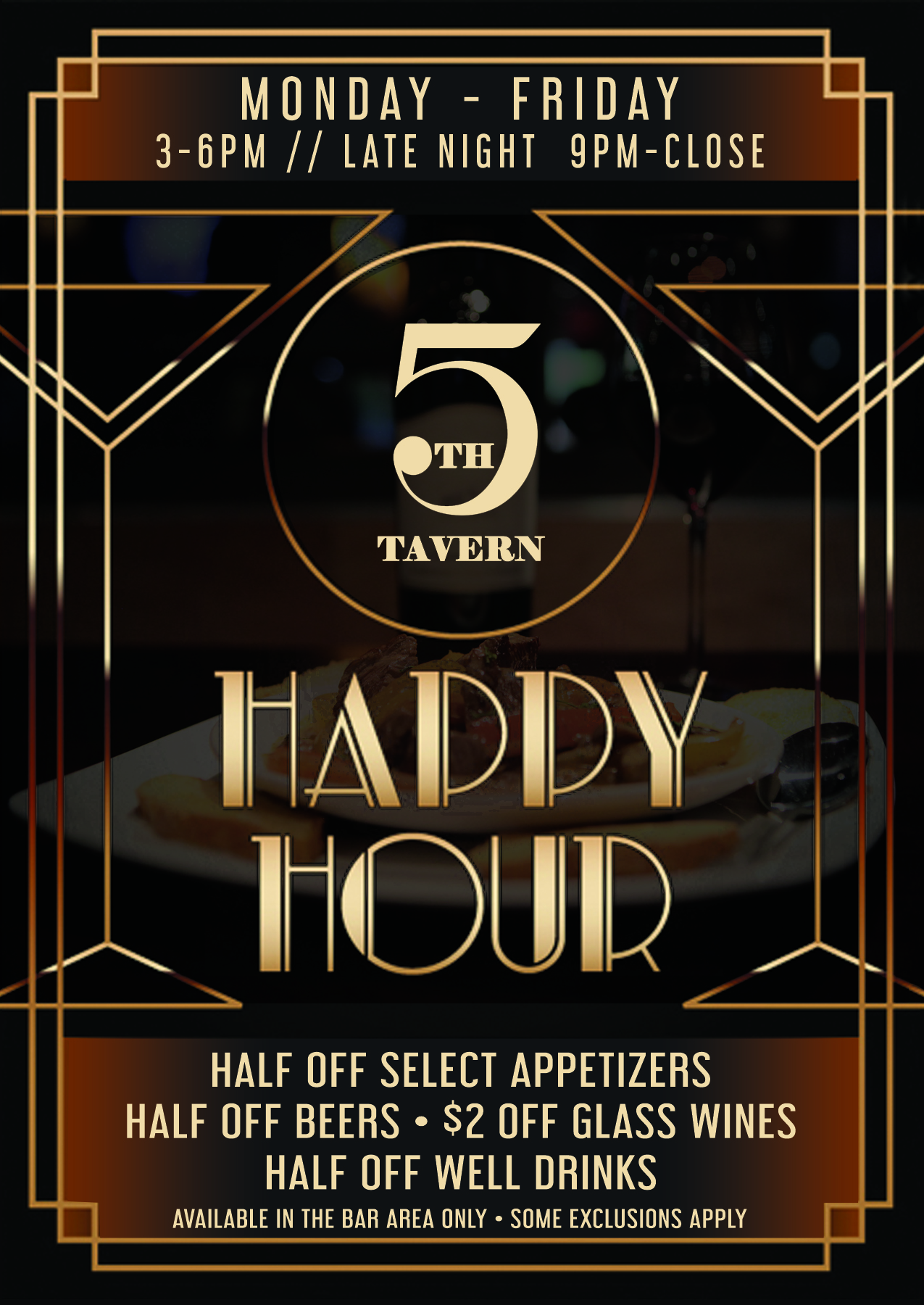 Happy Hour – 5th Tavern